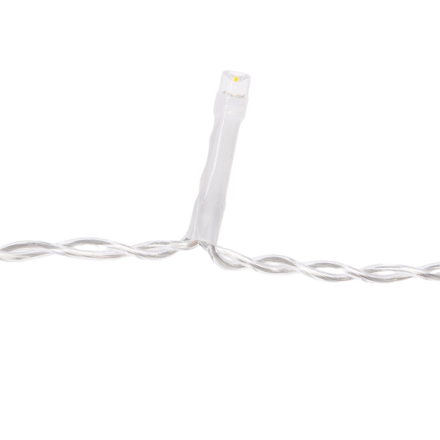 Aigostar - LED Udendørs julelyskæde 100xLED/8 funktioner 8x0,4m IP44 multifarvet