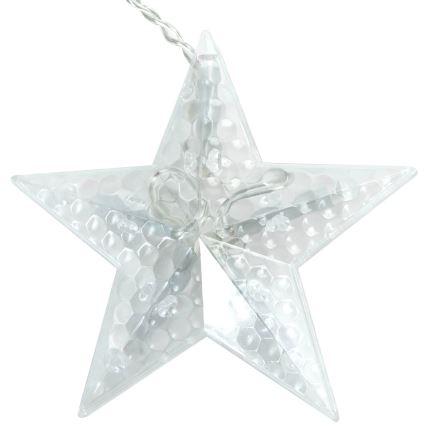 Aigostar - LED udendørs julekæde 120xLED/6W/230V/8 funktioner 3x0,6m IP44 kold hvid + fjernbetjening