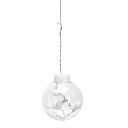 Aigostar - LED udendørs lyskæde 120 LED / 8 funktioner 3 x 0,6 m IP44 varm hvid + fjernbetjening