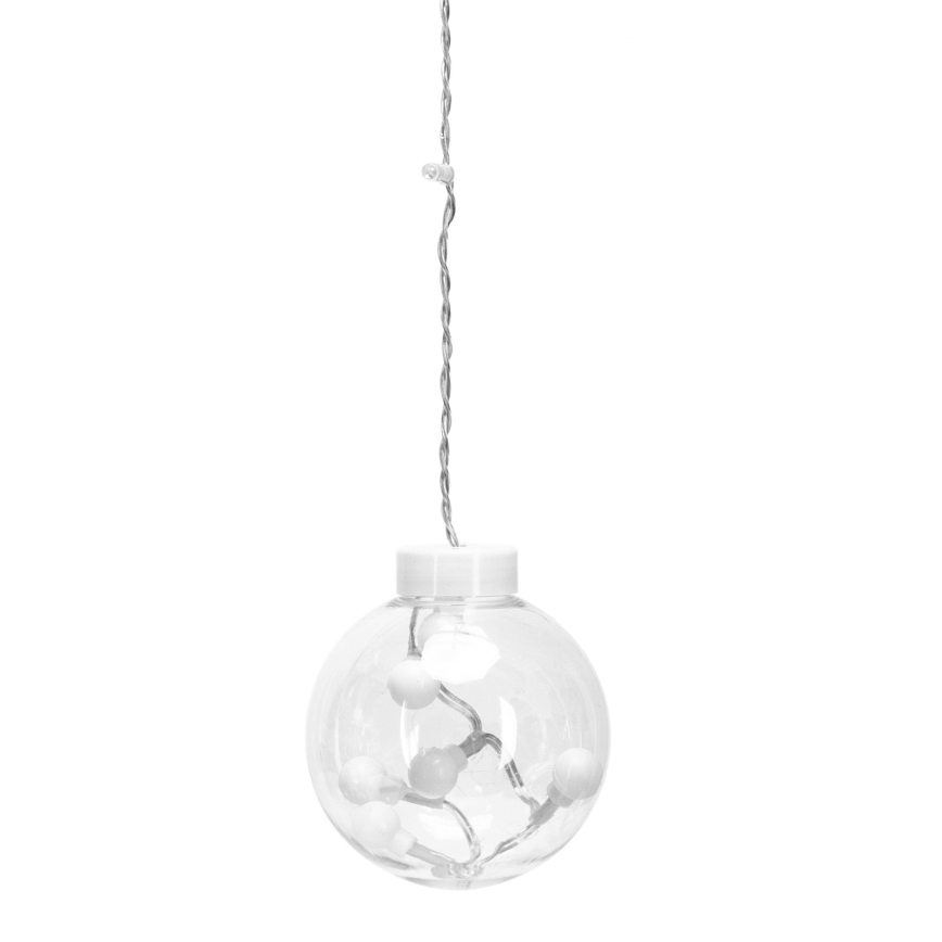 Aigostar - LED udendørs lyskæde 120 LED / 8 funktioner 3 x 0,6 m IP44 varm hvid + fjernbetjening