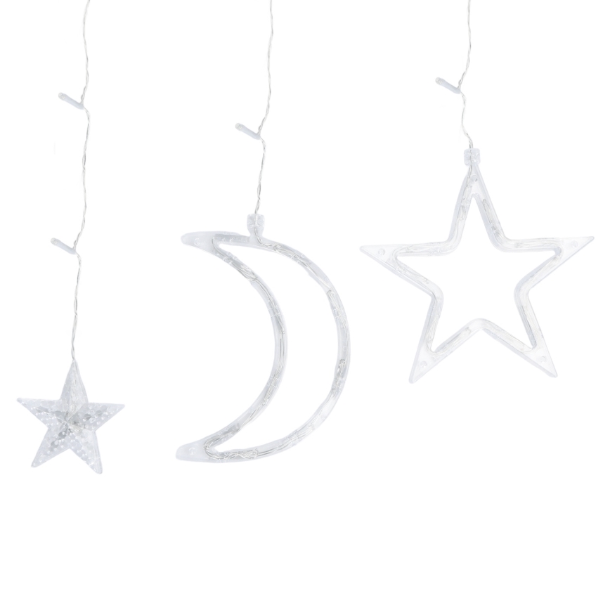 Aigostar - LED udendørs julelyskæde 120xLED/6W/230V/8 funktioner 3x0,6m IP44 varm hvid + fjernbetjening