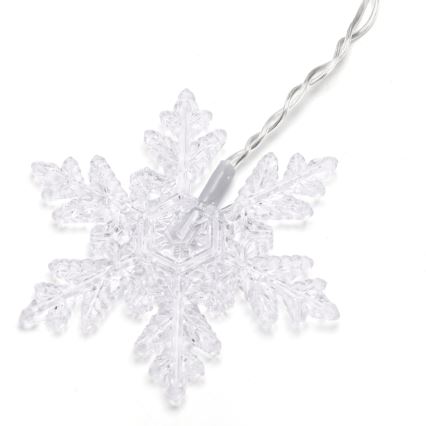 Aigostar - LED udendørs julelyskæde 120xLED/8 funktioner 3x0,7m IP44 varm hvid + fjernbetjening