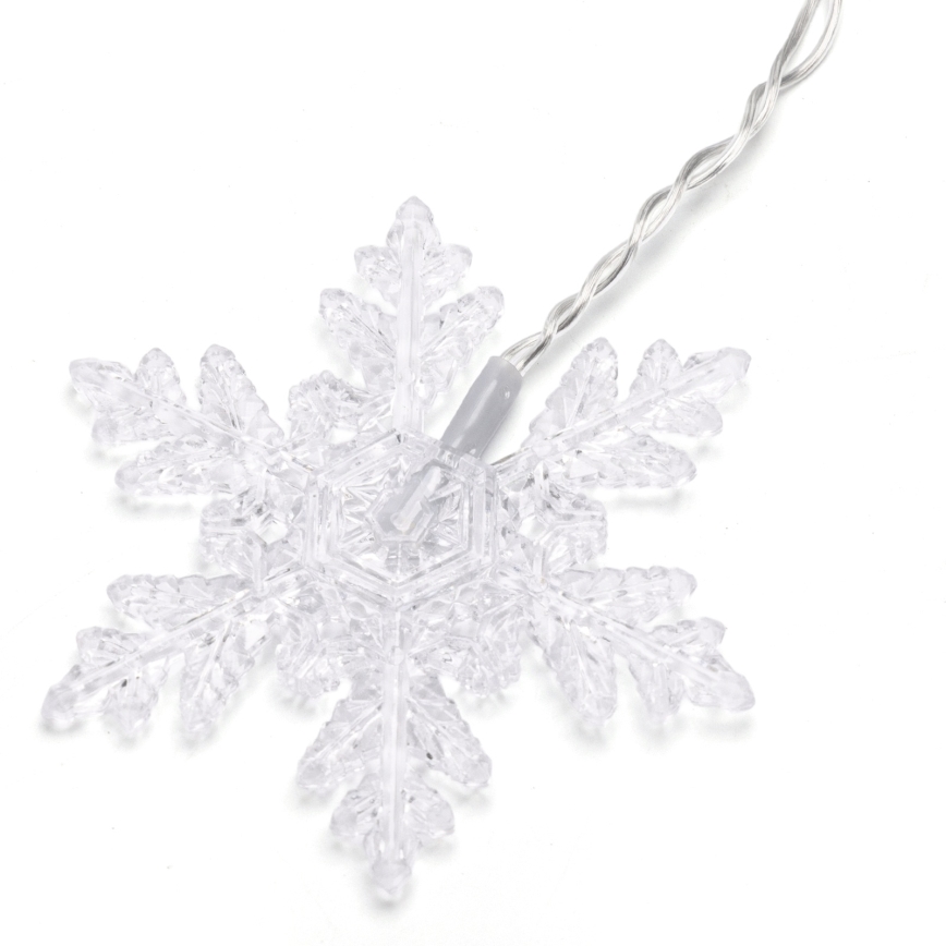 Aigostar - LED udendørs julelyskæde 120xLED/8 funktioner 3x0,7m IP44 varm hvid + fjernbetjening