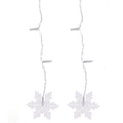 Aigostar - LED udendørs julelyskæde 120xLED/8 funktioner 3x0,7m IP44 varm hvid + fjernbetjening