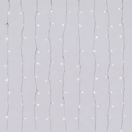 Aigostar - LED Udendørs julelyskæde 120xLED/8 funktioner 3,9x1,2m IP44 kold hvid