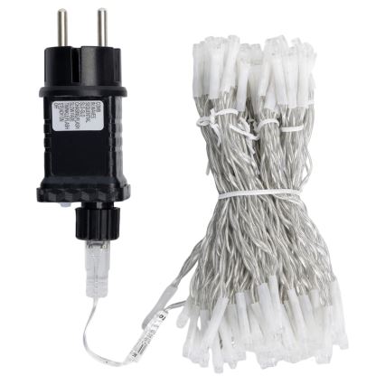 Aigostar - LED Udendørs julelyskæde 120xLED/8 funktioner 3,9x1,2m IP44 kold hvid
