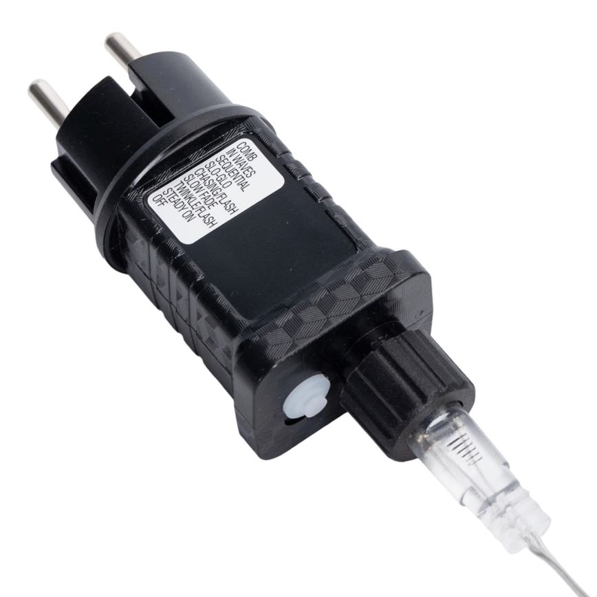 Aigostar - LED Udendørs julelyskæde 120xLED/8 funktioner 3,9x1,2m IP44 kold hvid
