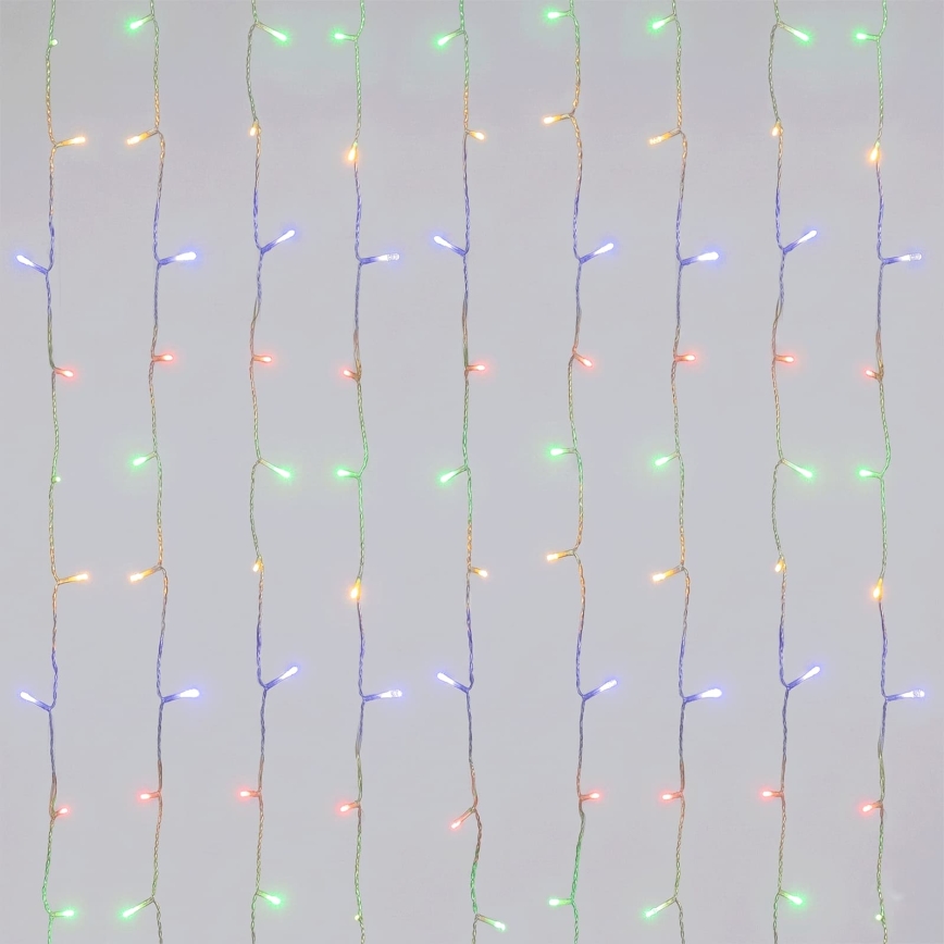 Aigostar - LED Udendørs julelyskæde 120xLED/8 funktioner 3,9x1,2m IP44 multifarvet