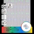 Aigostar - LED udendørs julelyskæde 120xLED/8 funktioner 3xAA 3,9x1,2m IP44 multifarvet