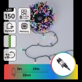 Aigostar - LED udendørs julelyskæde 150xLED/8 funktioner 18m IP44 multifarvet