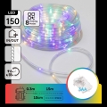 Aigostar - LED udendørs julelyskæde 150xLED/8 funktioner 3xAA 15,3m IP44 multifarvet