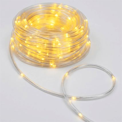 Aigostar - LED udendørs julelyskæde 150xLED/8 funktioner 3xAA 15,3m IP44 varm hvid