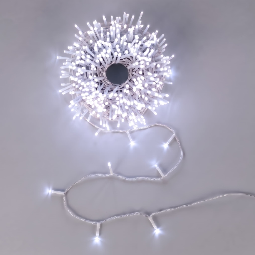 Aigostar - LED udendørs julelyskæde 150xLED/8 funktioner 3xAA 5,3m IP44 blå