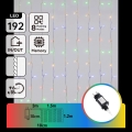 Aigostar - LED Udendørs julelyskæde 192xLED/8 funktioner 4,5x1,2m IP44 multifarvet
