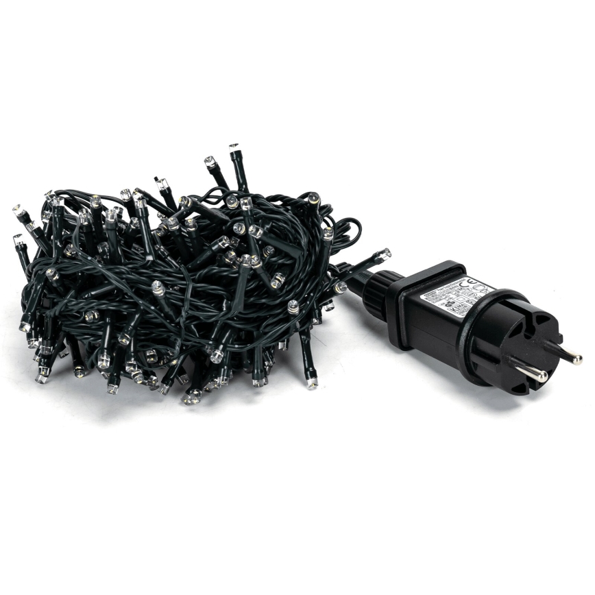 Aigostar - LED udendørs julelyskæde 200 LED/8 funktioner 13 m IP44 varm hvid