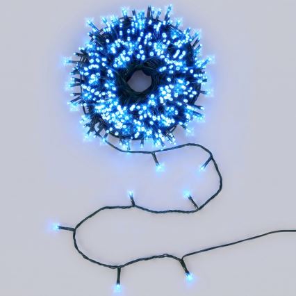 Aigostar - LED udendørs julelyskæde 200xLED 23m IP44 blå