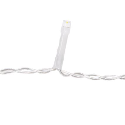 Aigostar - LED udendørs julelyskæde 200xLED/8 funktioner 10x0,4m IP44 varm hvid