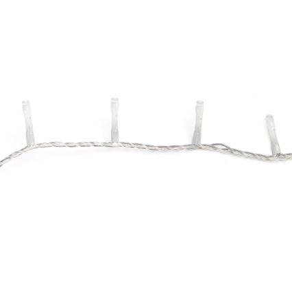 Aigostar - LED udendørs julelyskæde 200xLED/8 funktioner 13m IP44 varm hvid