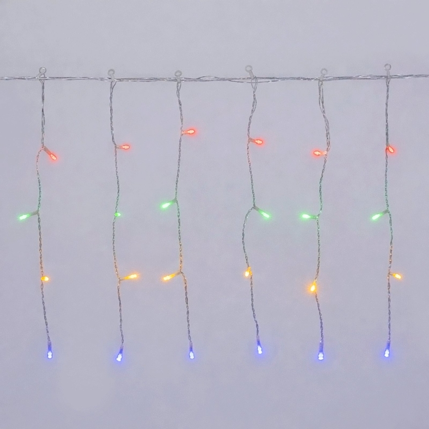 Aigostar - LED Udendørs julelyskæde 200xLED/8 funktioner 13x0,4m IP44 multifarvet