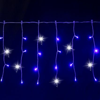 Aigostar - LED Udendørs julelyskæde 200xLED 8x0,4m IP44 blå