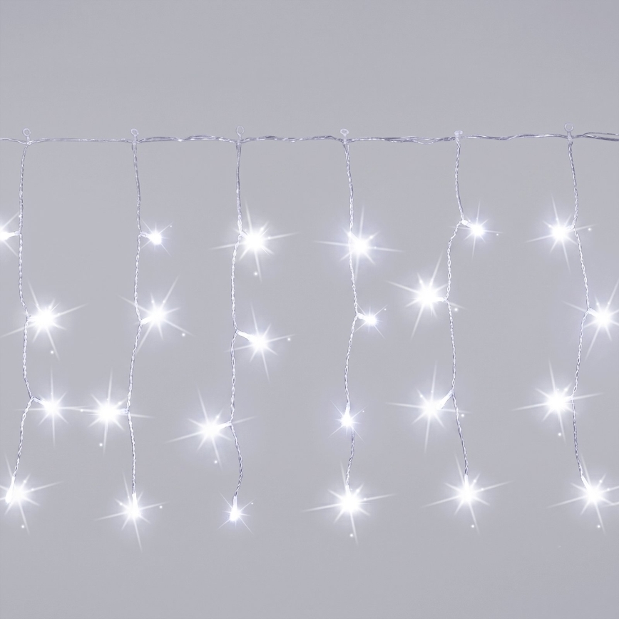 Aigostar - LED udendørs julelyskæde 200xLED 8x0,4m IP44 kold hvid