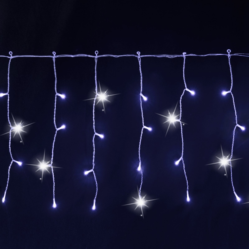 Aigostar - LED udendørs julelyskæde 200xLED 8x0,4m IP44 kold hvid