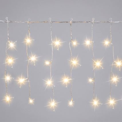 Aigostar - LED udendørs julelyskæde 200xLED 8x0,4m IP44 varm hvid