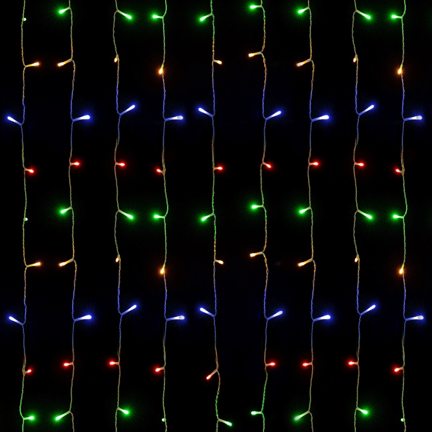 Aigostar - LED Udendørs julelyskæde 234xLED/8 funktioner 1,2x1,8 m IP44 multifarvet