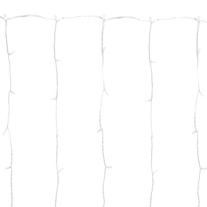 Aigostar - LED udendørs julelyskæde 234xLED/8 funktioner 1,2x1,8 m IP44 varm hvid