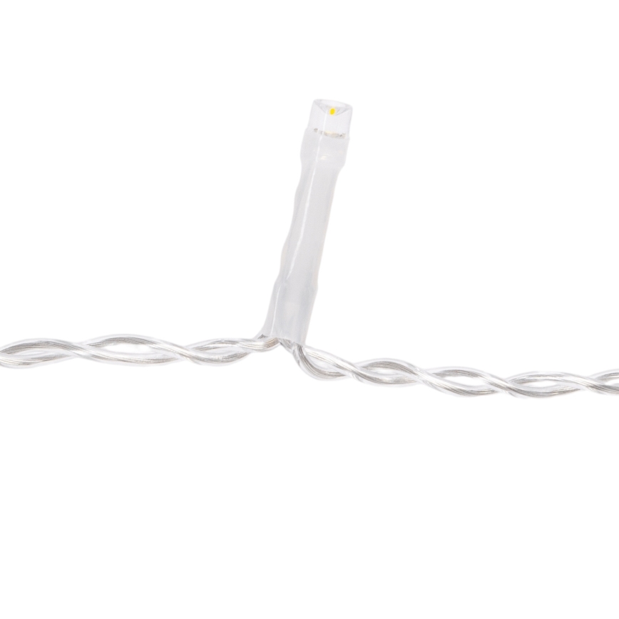 Aigostar - LED udendørs julelyskæde 288xLED/8 funktioner 1,5x1,8m IP44 kold hvid