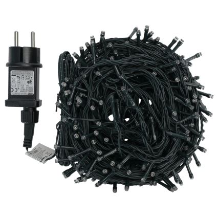 Aigostar - LED udendørs julelyskæde 300xLED/8 funktioner 30m IP44 kold hvid