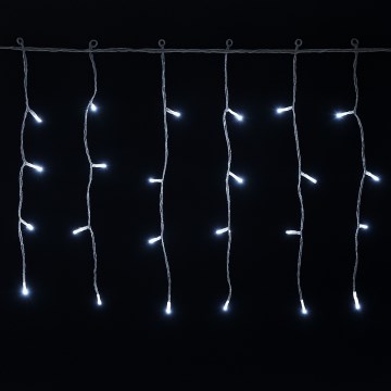 Aigostar - LED udendørs julelyskæde 300xLED/6W/230V/8 funktioner 15x0,4m IP44 kold hvid