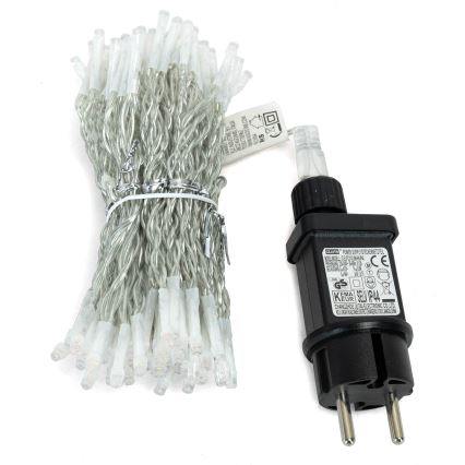 Aigostar - LED udendørs julelyskæde 300 LED/8 funktioner 3 x 1 m IP44 varm hvid + fjernbetjening