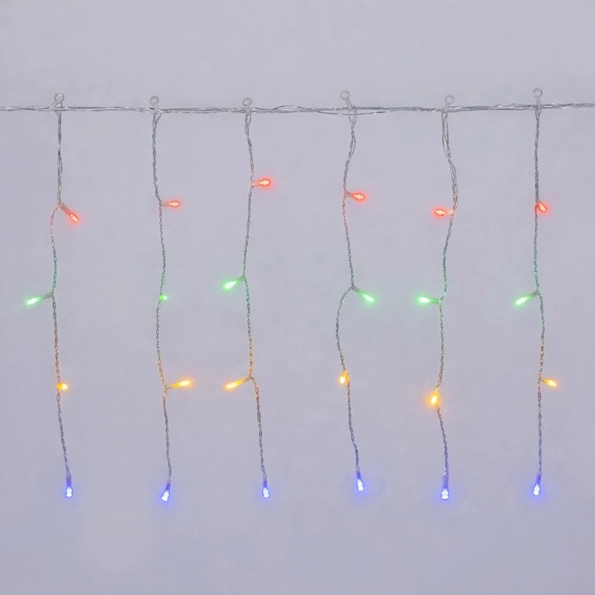 Aigostar - LED udendørs julelyskæde 300xLED/8 funktioner 18x0,4m IP44 multifarvet