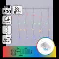 Aigostar - LED udendørs julelyskæde 300xLED/8 funktioner 3xAA 18x0,4m IP44 flerfarvet