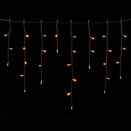 Aigostar - LED udendørs julelyskæde 300xLED/8 funktioner 3xAA 18x0,6 m IP44 varm hvid
