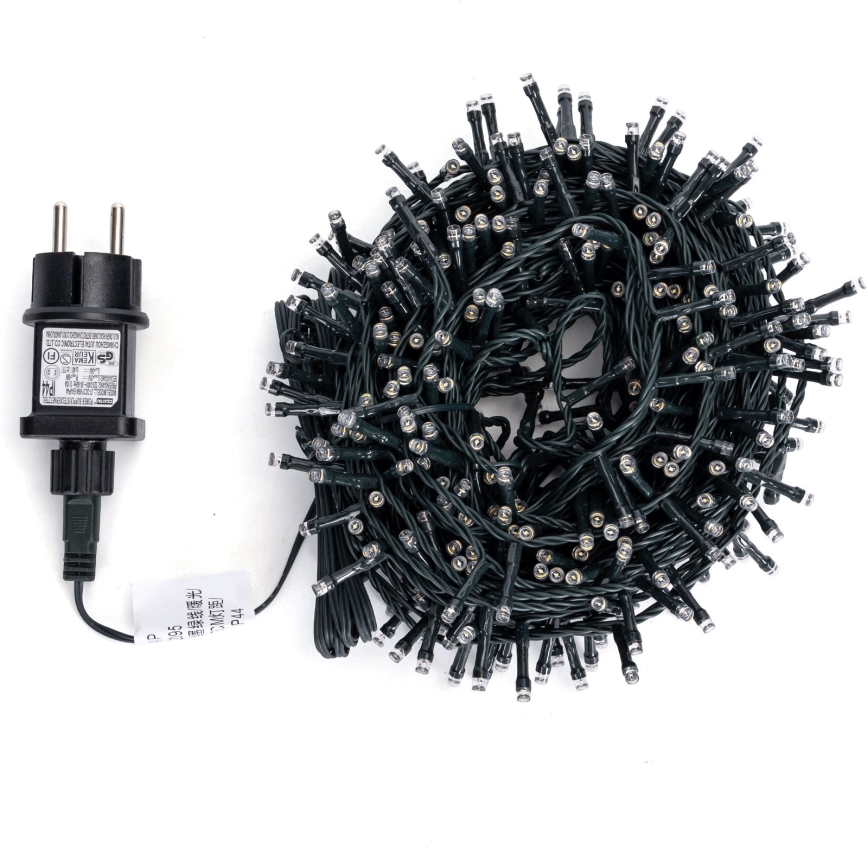 Aigostar - LED udendørs julelyskæde 320xLED+80xLED 23m IP44 varm+kold hvid