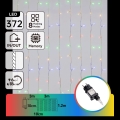 Aigostar - LED udendørs julelyskæde 372xLED/8 funktioner 6x1,2m IP44 multifarvet