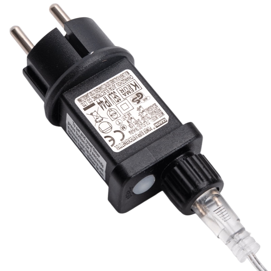 Aigostar - LED udendørs julelyskæde 372xLED/8 funktioner 6x1,2m IP44 multifarvet