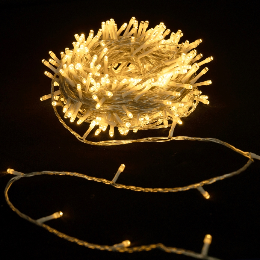 Aigostar - LED udendørs julelyskæde 400 LED/8 funktioner, 20 m, IP44, varm hvid