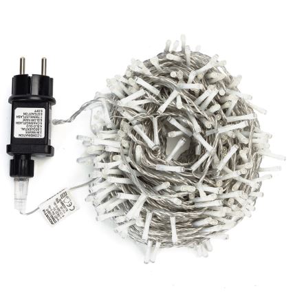 Aigostar - LED udendørs julelyskæde 400 LED/8 funktioner, 20 m, IP44, varm hvid