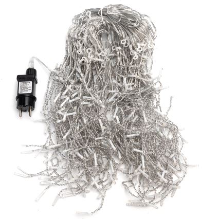 Aigostar - LED udendørs julelyskæde 400xLED/8 funktioner 20x0,4m IP44 varm hvid