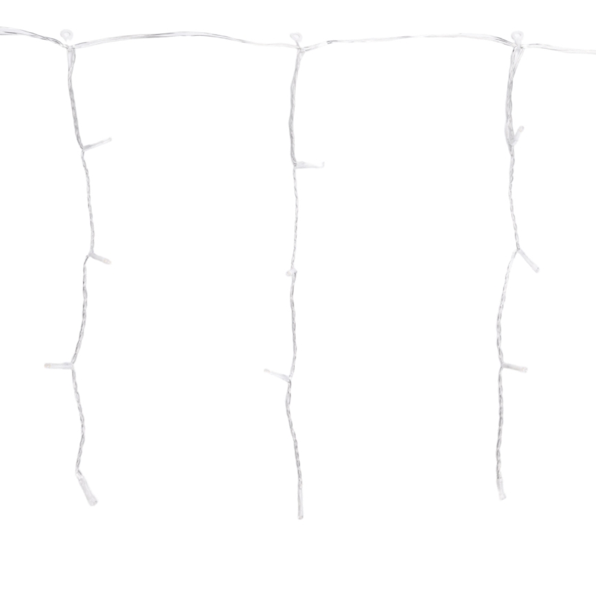 Aigostar - LED udendørs julelyskæde 400xLED/8 funktioner 20x0,4m IP44 varm hvid