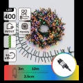 Aigostar - LED udendørs julelyskæde 400xLED/8 funktioner 13m IP44 multifarvet