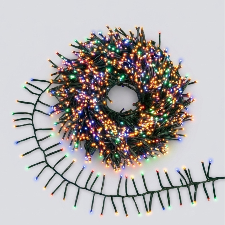 Aigostar - LED udendørs julelyskæde 400xLED/8 funktioner 13m IP44 multifarvet