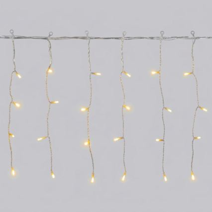 Aigostar - LED Udendørs julelyskæde 400xLED/8 funktioner 23x0,4m IP44 varm hvid