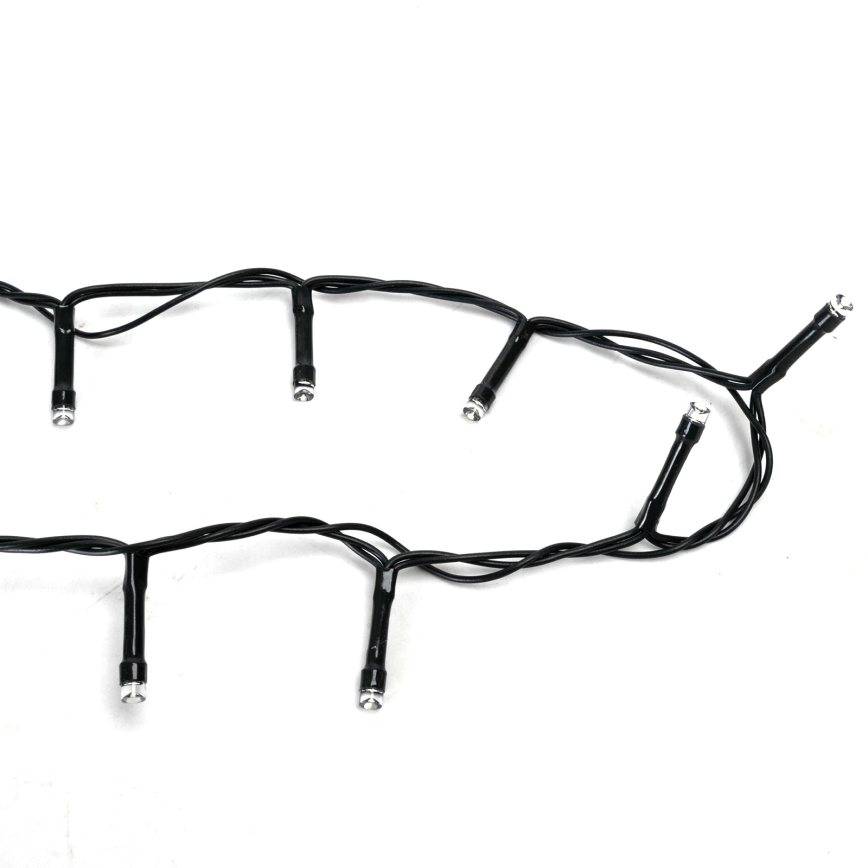 Aigostar - LED udendørs julelyskæde, 400 LED, 8 funktioner, 4xAA, 20,3 m, IP44, varm hvid