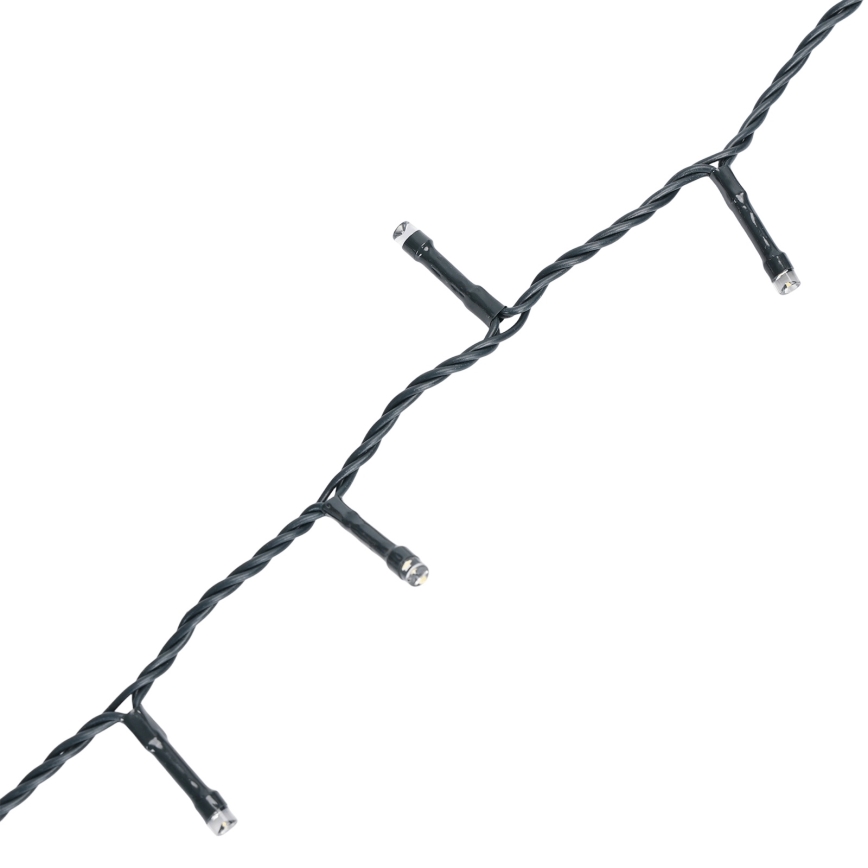 Aigostar - LED udendørs julelyskæde 500xLED/8 funktioner 4xAA 25,3 m IP44 varm hvid