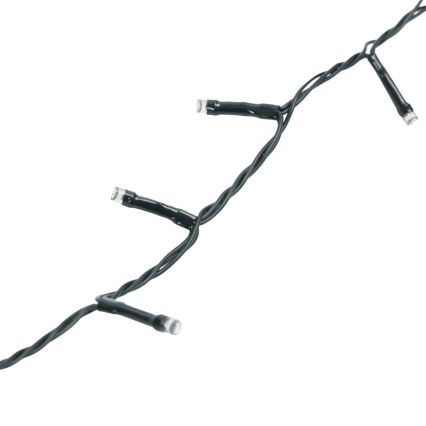 Aigostar - LED udendørs julelyskæde 50xLED/8 funktioner 8m IP44 varm hvid