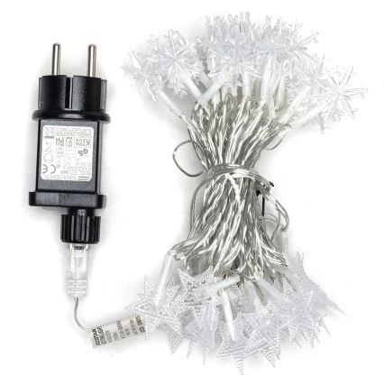 Aigostar - LED udendørs julelyskæde 50×LED / 8 funktioner, 8 m, IP44, varm hvid